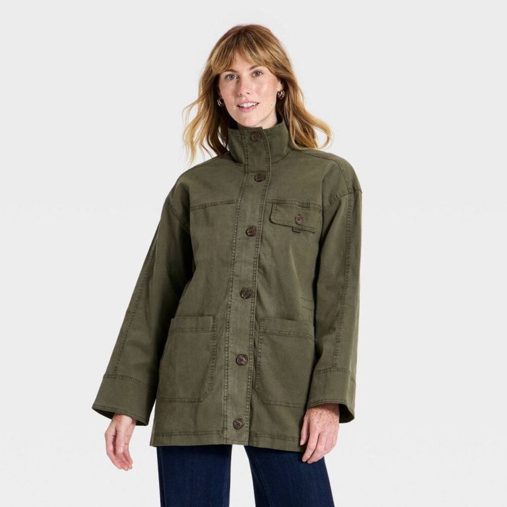 Women's Utility Fashion Jacket - Universal Thread Green XS